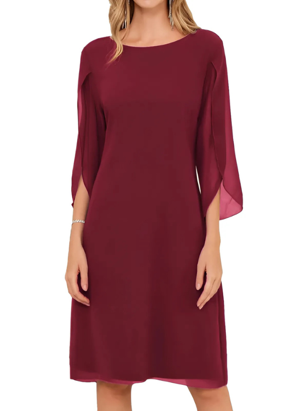 Lilly- Double Layers Chiffon Dress