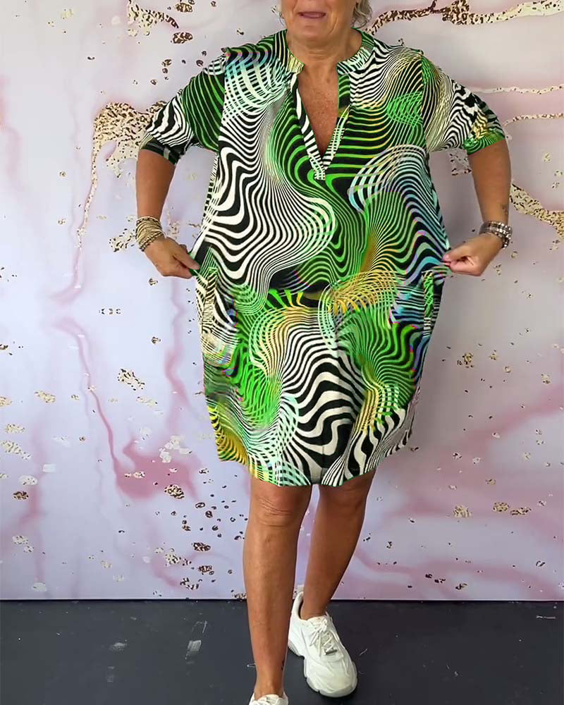 Karina - Colorful Patterned Dress