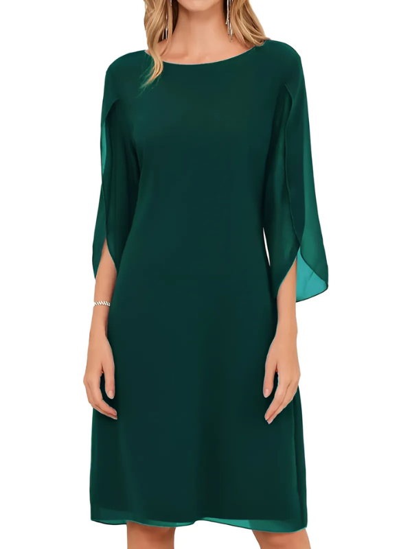 Lilly- Double Layers Chiffon Dress
