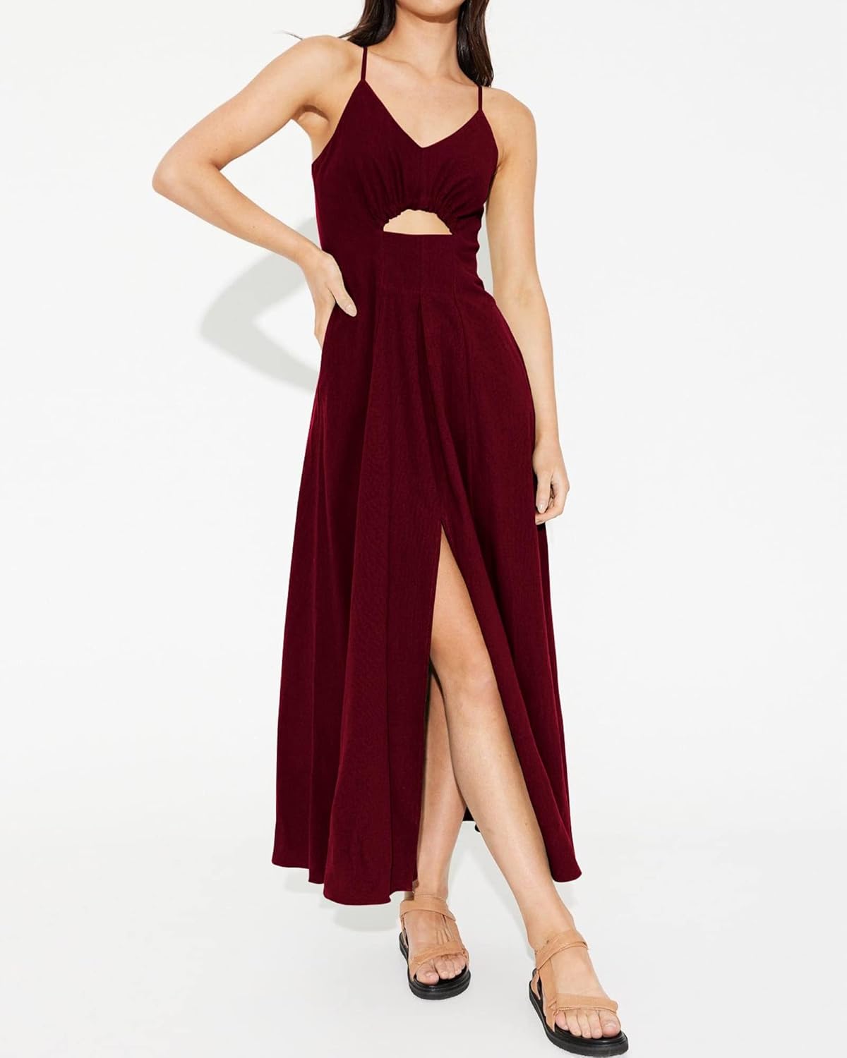Nira - Sleeveless V-Neck Dress