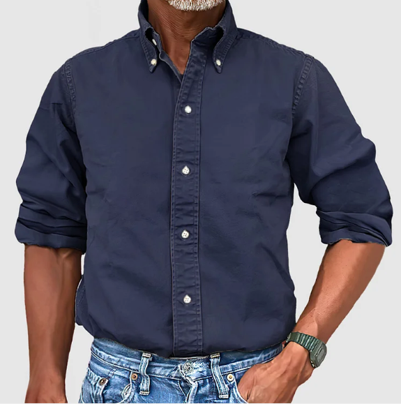 Eamon - Luxurious Polo Longsleeve