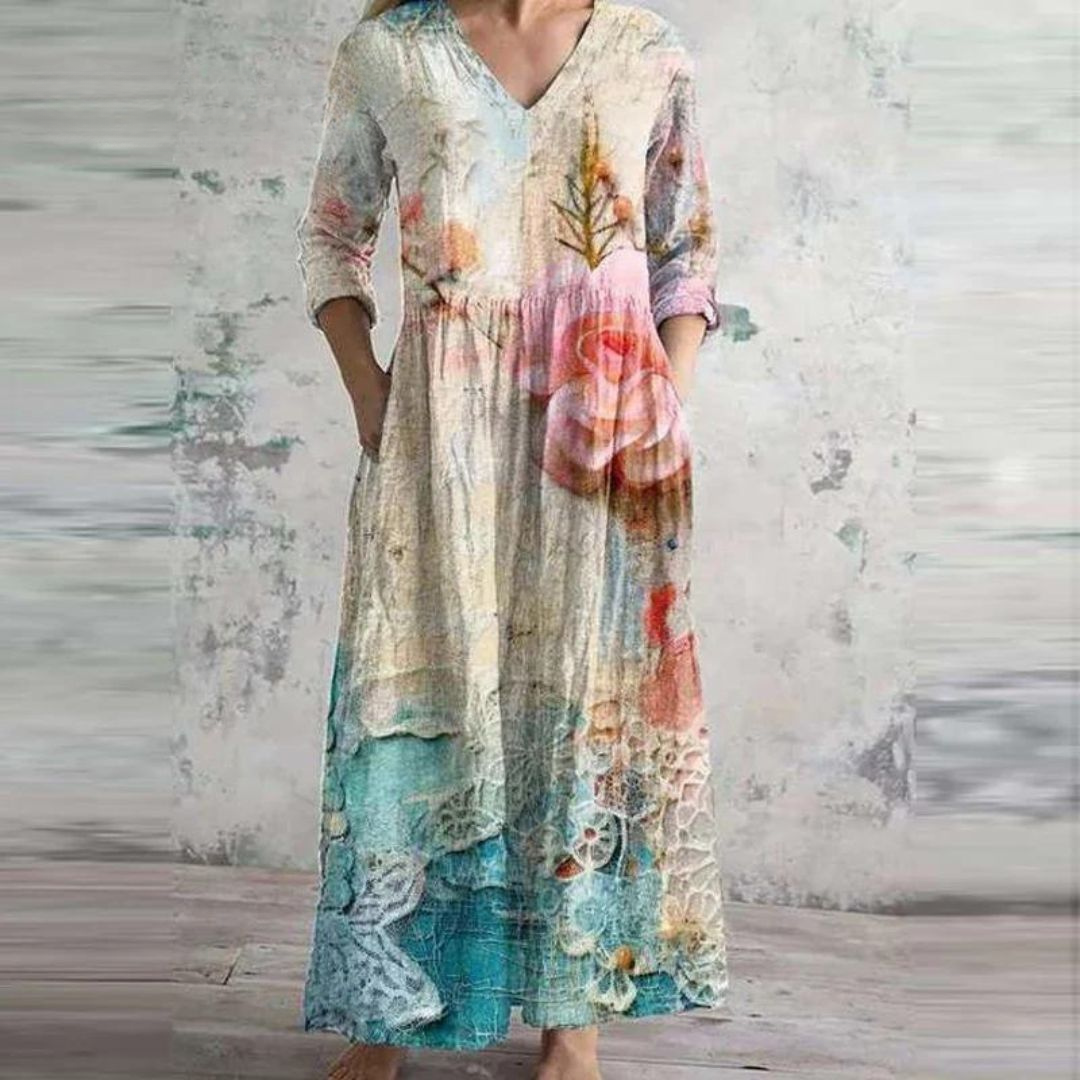 United Apparel Exclusive - Deana Retro Maxi Dress