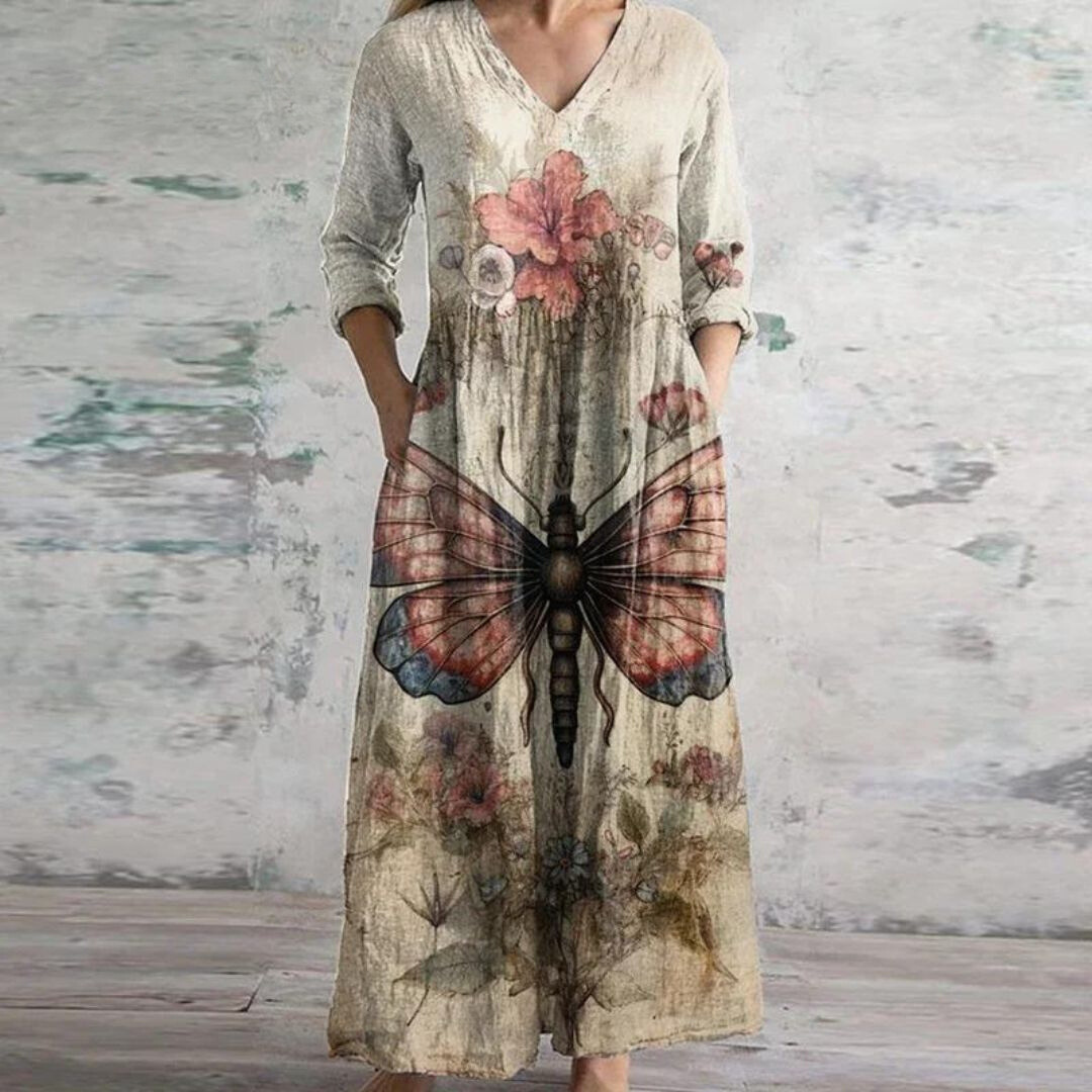 United Apparel Exclusive - Deana Retro Maxi Dress