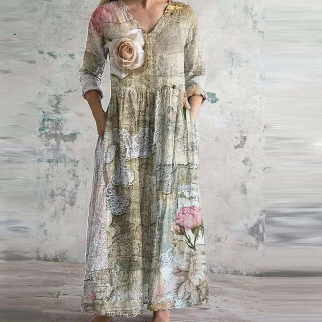 United Apparel Exclusive - Deana Retro Maxi Dress