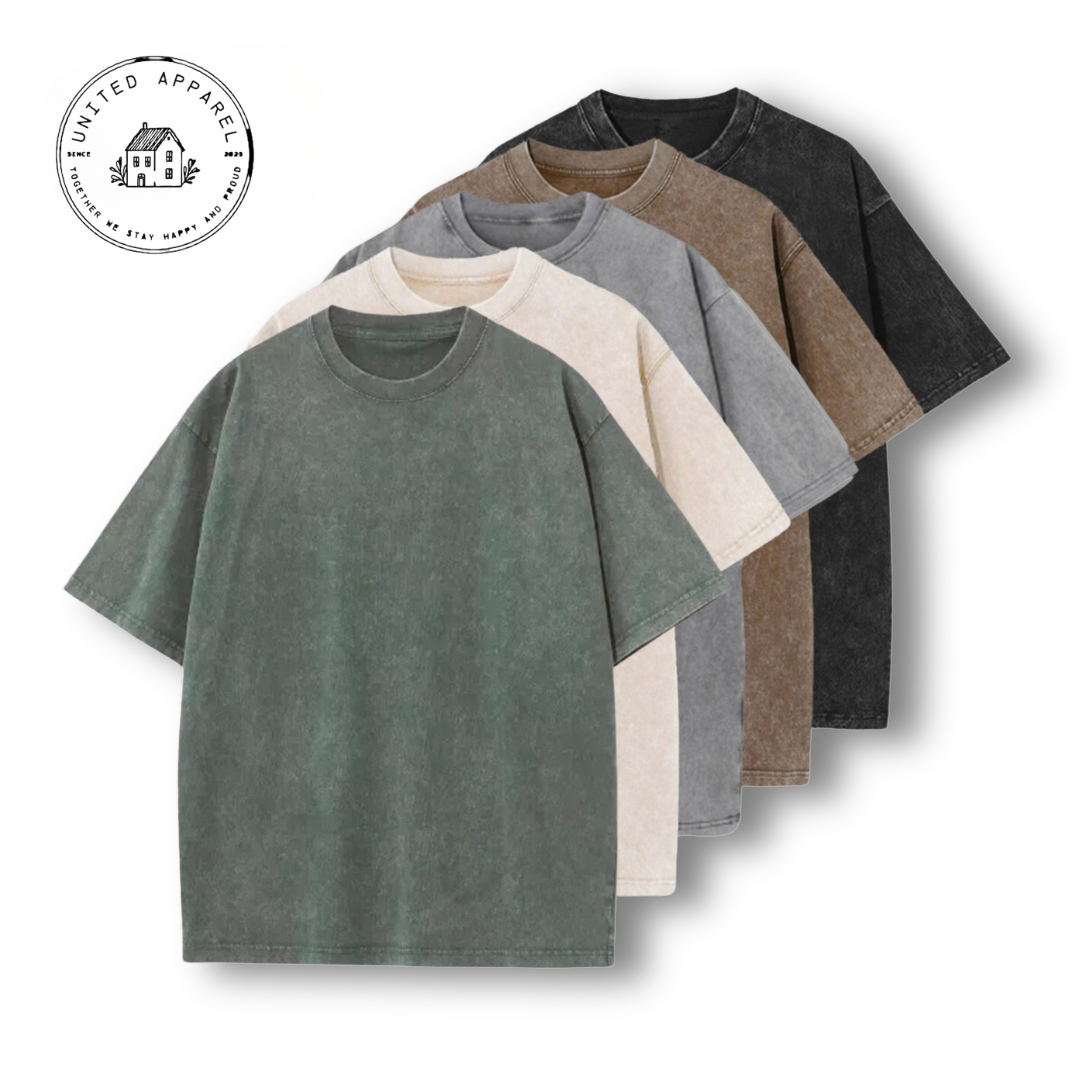 Mark II Perfect Stone Washed T-Shirt (Five-Pack)