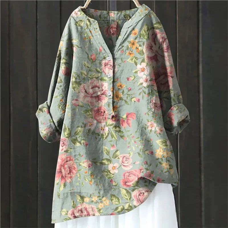 Margo™ - Casual Blouse with Floral Print