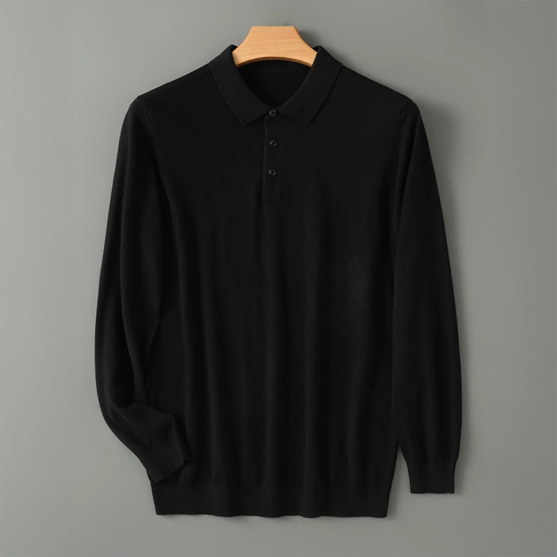 Damon - Merino Full Sleeve Polo