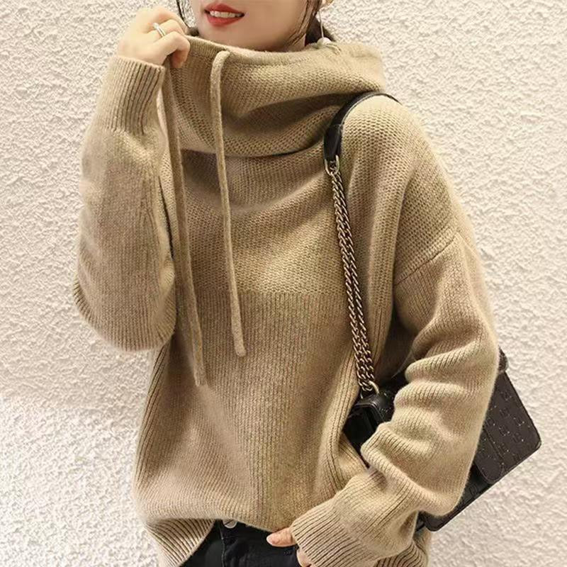 Sienna™ - Cozy High-Neck Hoodie
