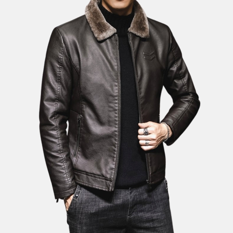 Diaz - Combat Leather Jacket