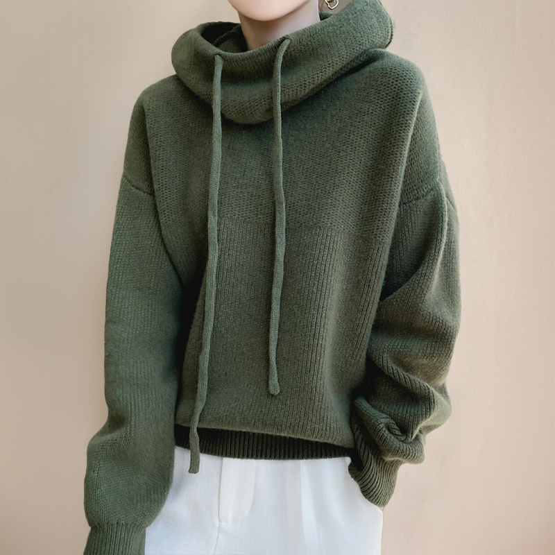 Sienna™ - Cozy High-Neck Hoodie