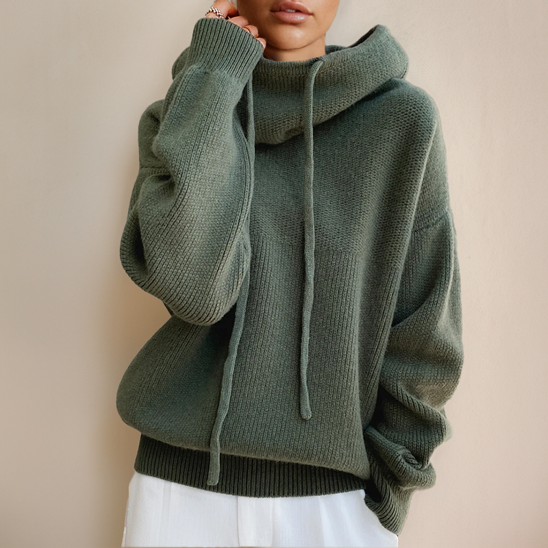 Sienna™ - Cozy High-Neck Hoodie