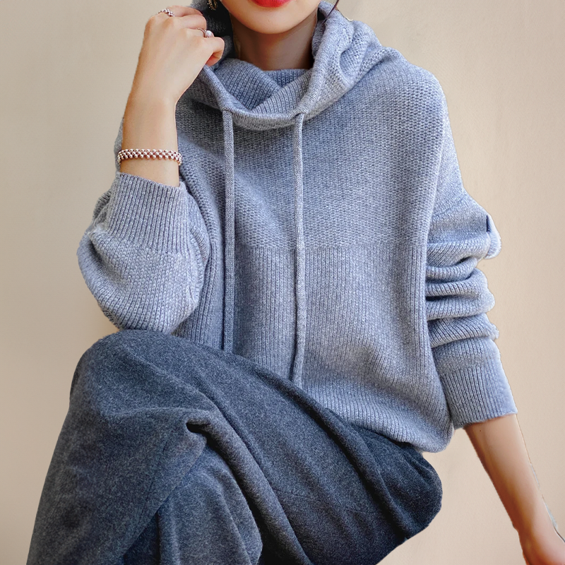 Sienna™ - Cozy High-Neck Hoodie