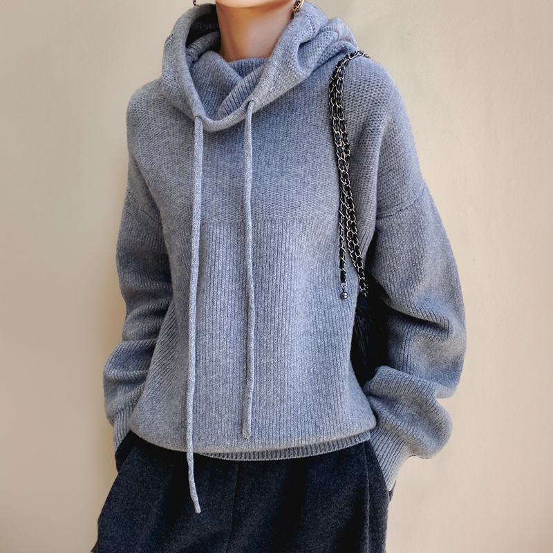 Sienna™ - Cozy High-Neck Hoodie