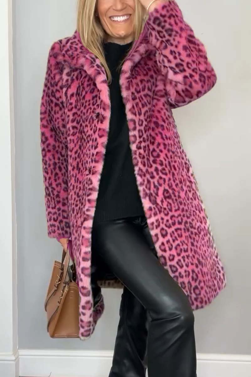 Laura - Leopard Print Coat