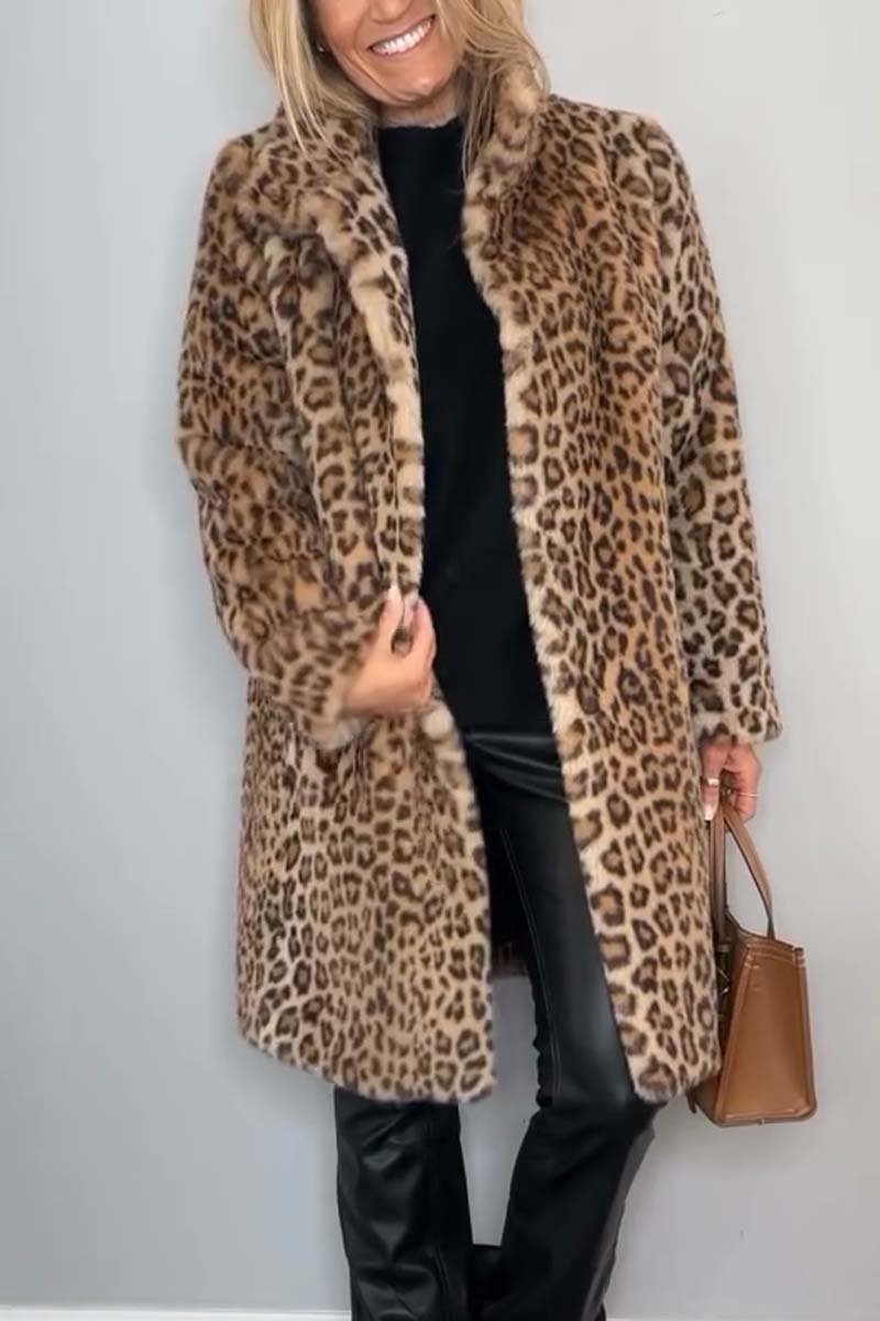 Laura - Leopard Print Coat