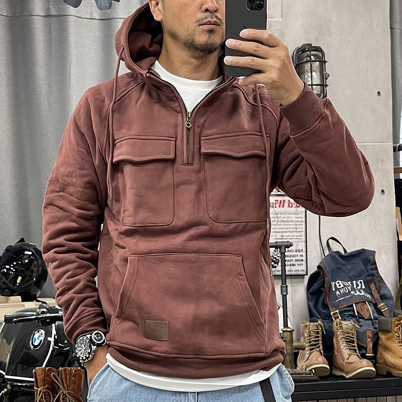 Xavier - Comfortable Winter Hoodie with Zip