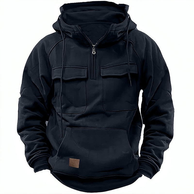 Xavier - Comfortable Winter Hoodie with Zip