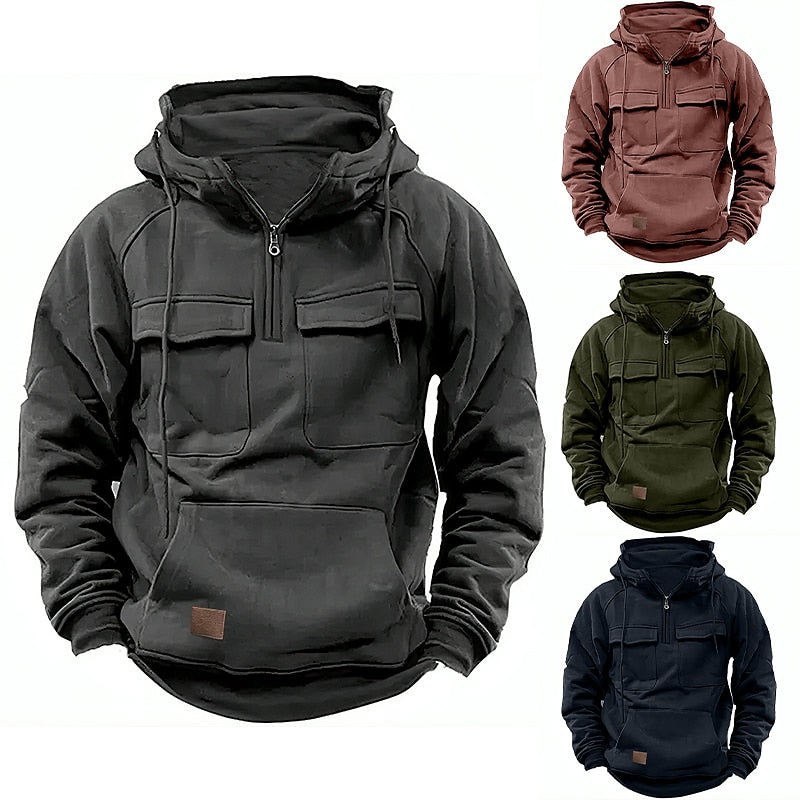 Xavier - Comfortable Winter Hoodie with Zip