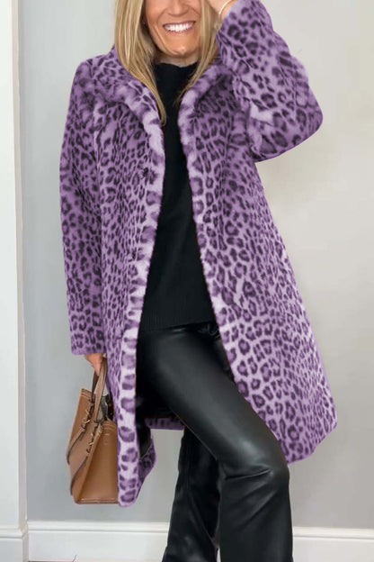 Laura - Leopard Print Coat