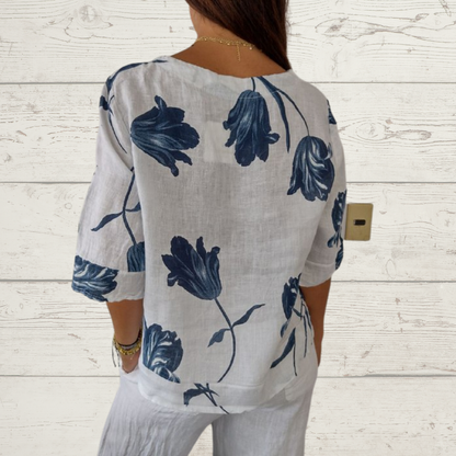 Miranda - Floral Print Blouse