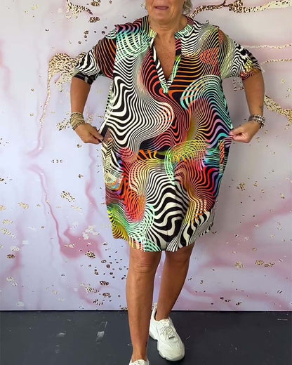 Karina - Colorful Patterned Dress