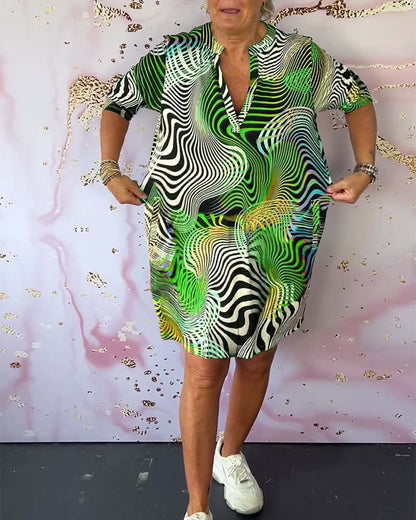 Karina - Colorful Patterned Dress