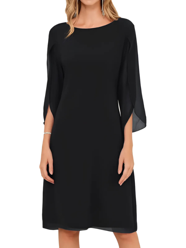 Lilly- Double Layers Chiffon Dress