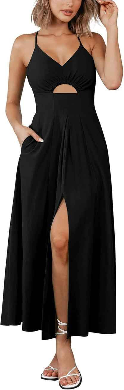 Nira - Sleeveless V-Neck Dress