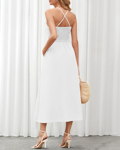 Nira - Sleeveless V-Neck Dress