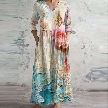 United Apparel Exclusive - Deana Retro Maxi Dress