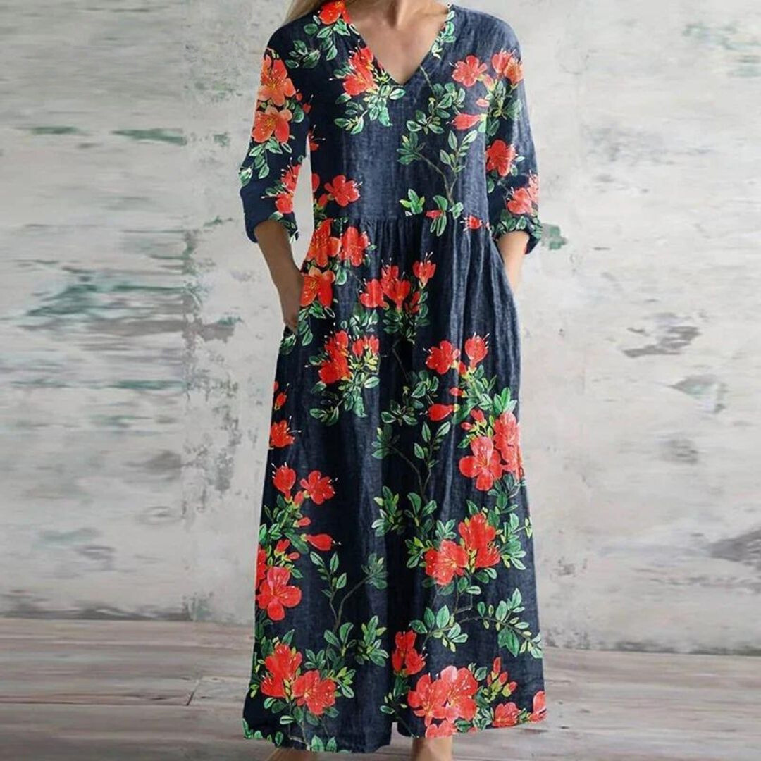 United Apparel Exclusive - Deana Retro Maxi Dress
