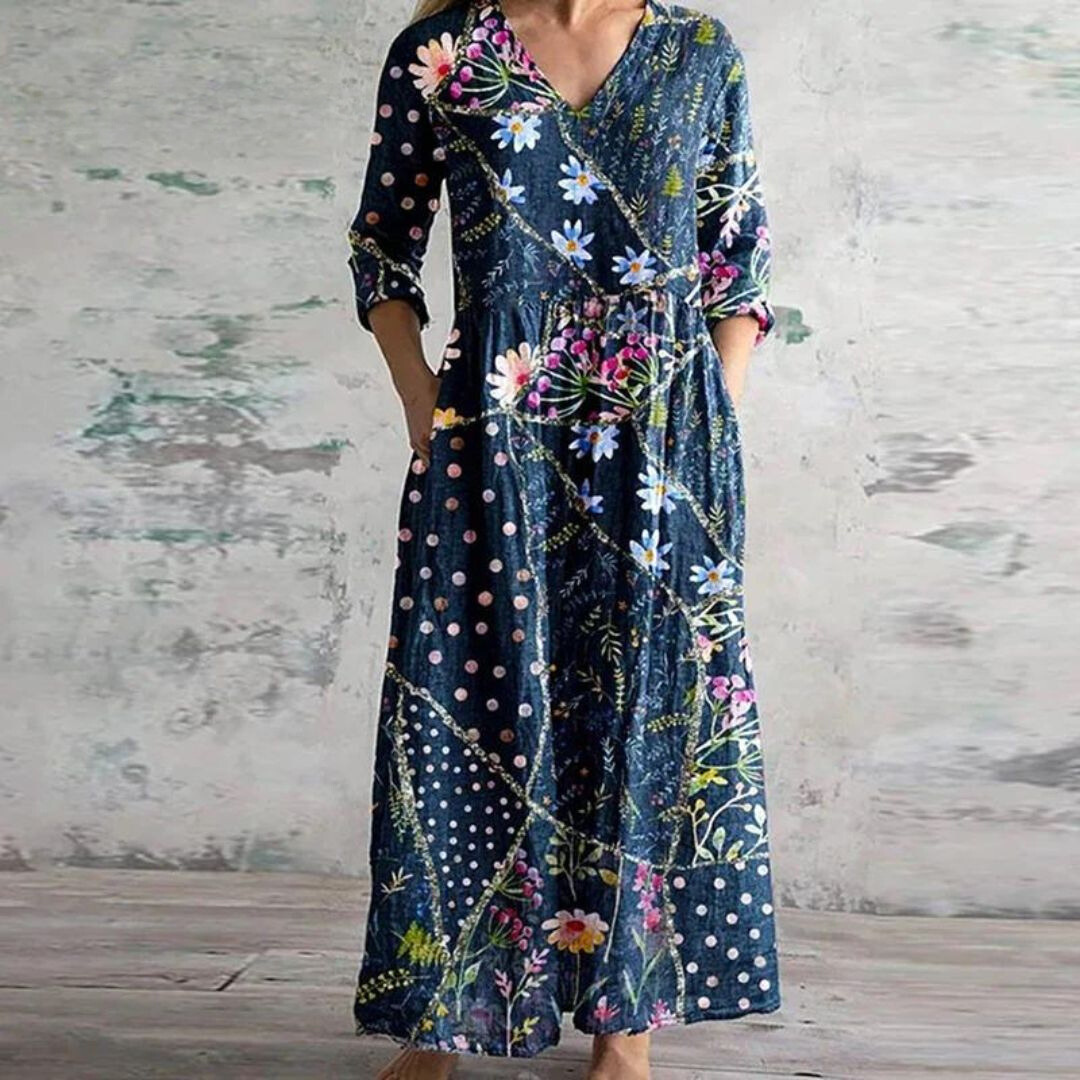United Apparel Exclusive - Deana Retro Maxi Dress