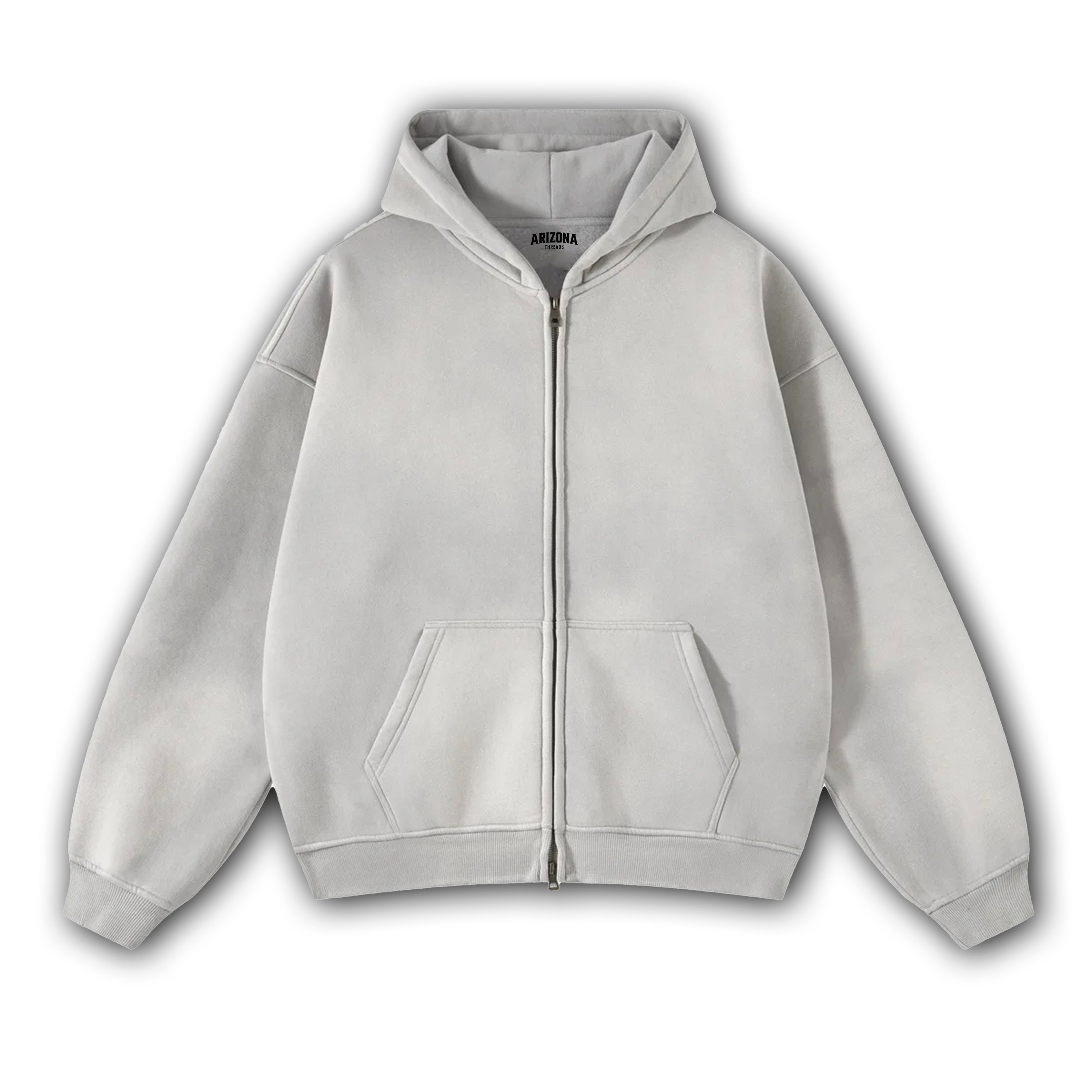 Heavyweight Stone Washed Zip-up Hoodie – United Apparel