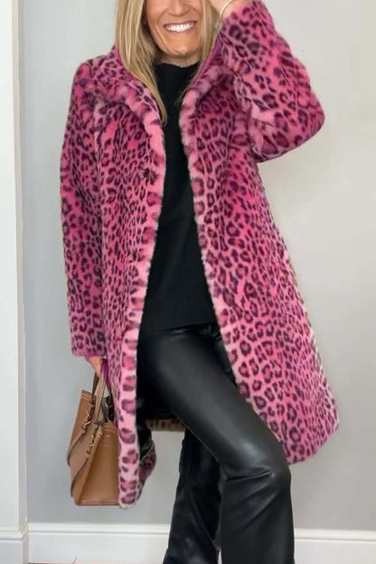 Laura - Leopard Print Coat